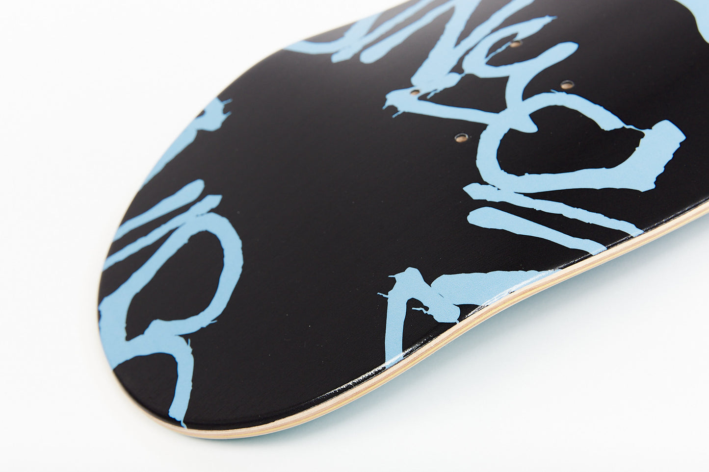 GRAFFITI PATTERN BOARD BLACK & BLUE