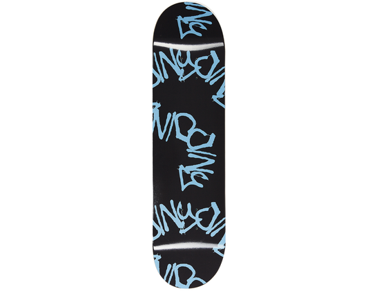 GRAFFITI PATTERN BOARD BLACK & BLUE