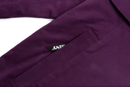 PURP TWILL HOOD