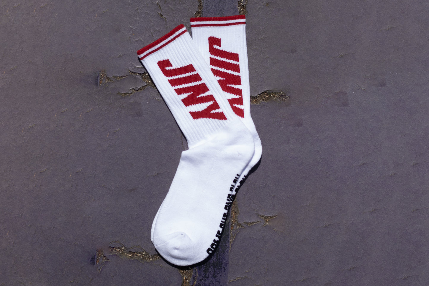 Red Crew Socks