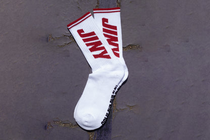 Red Crew Socks