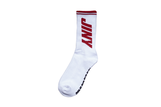Red Crew Socks