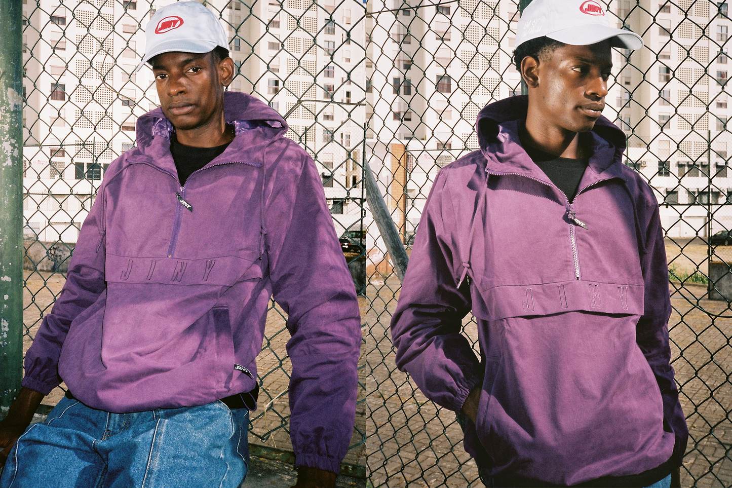 PURP TWILL HOOD